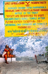 Varanasi-India-man-sitting