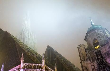 Vienna-Austria-St-Stevens-church-in-fog