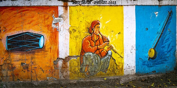 _Gwalior-India-wall-painting
